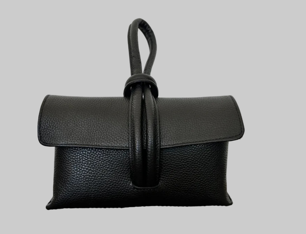Pochette cuir pleine fleur