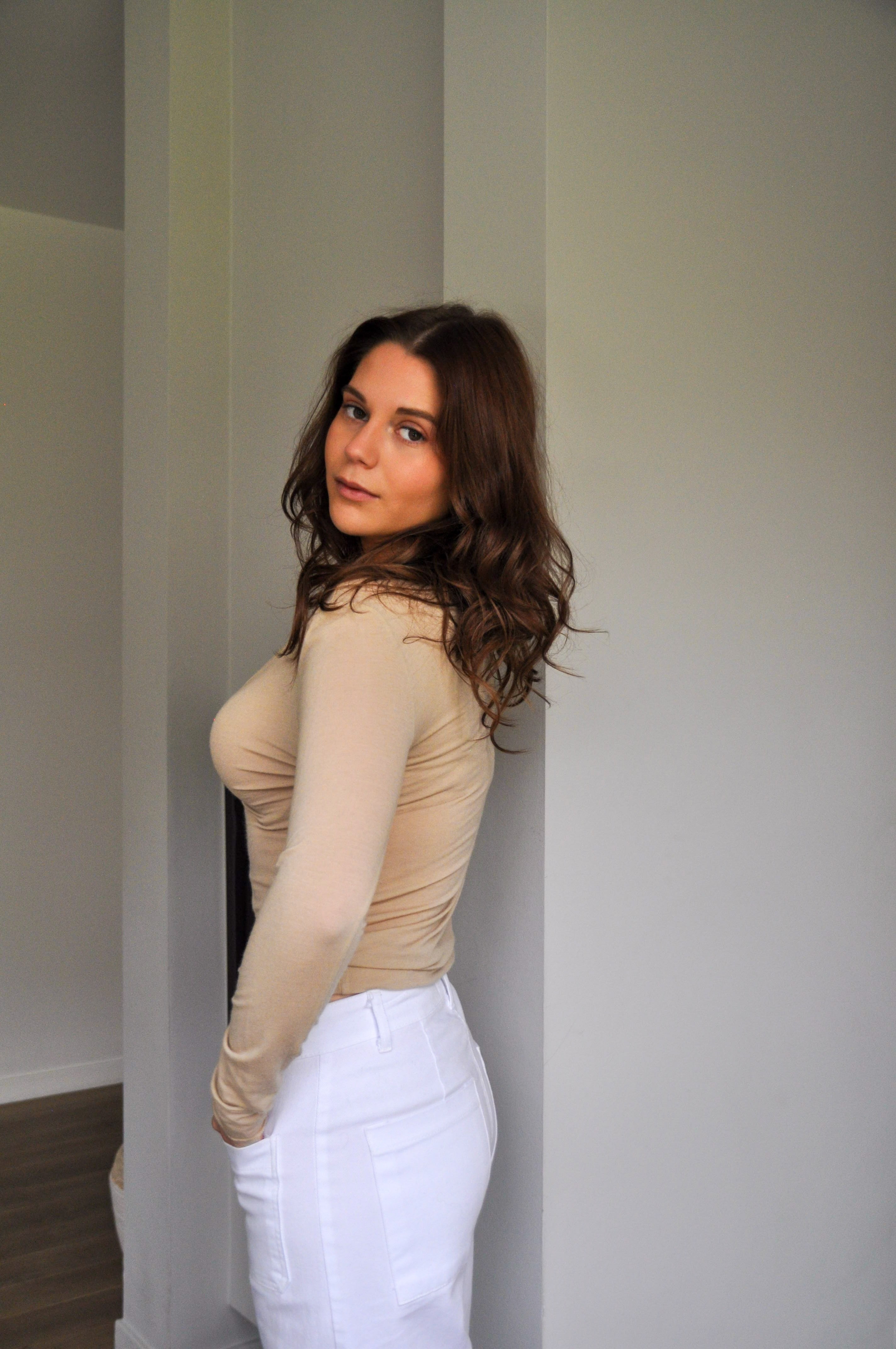 Sous-pull seconde peau cachemire & modal col V