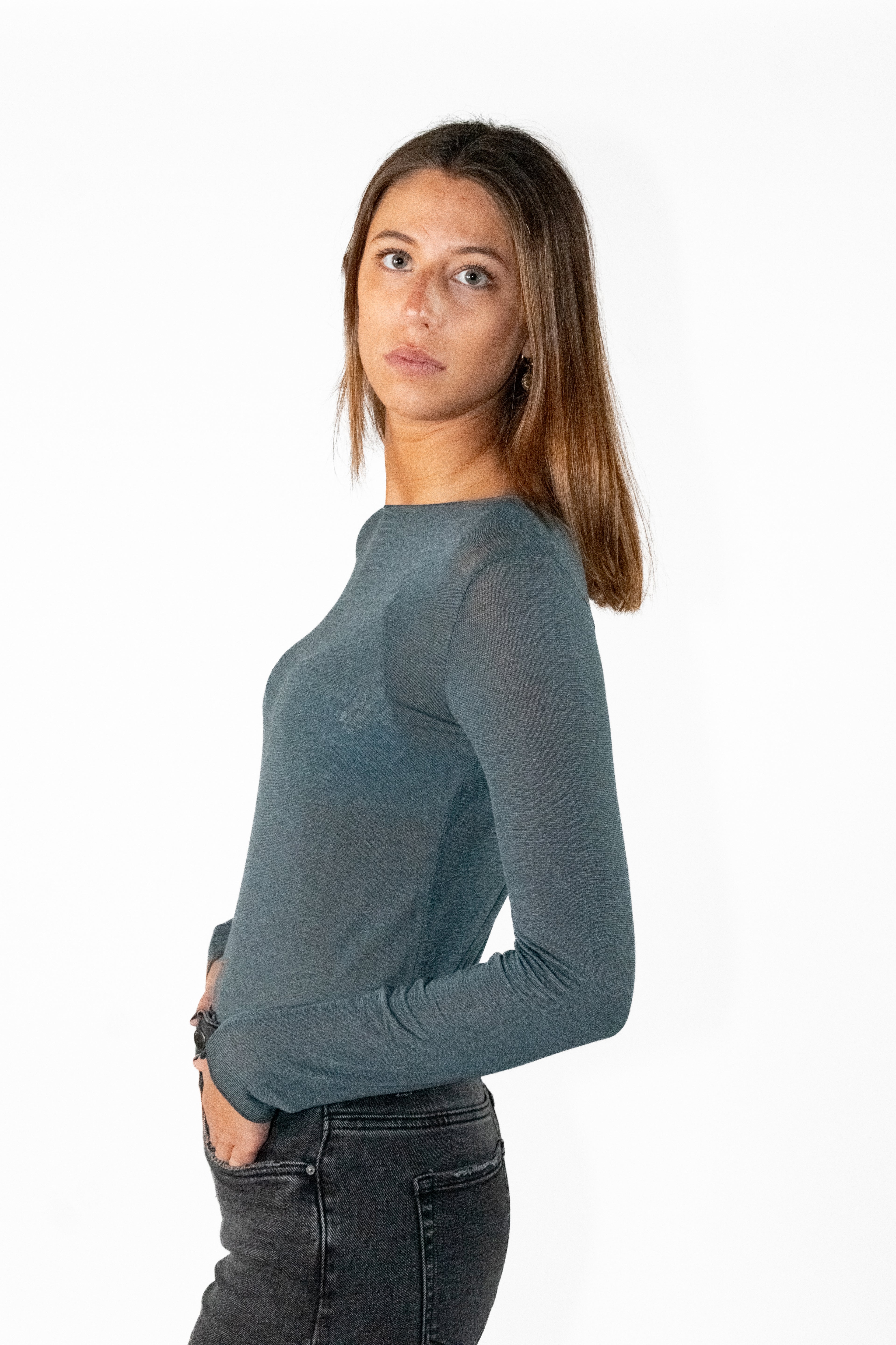 Sous-pull, seconde peau cachemire mélangé