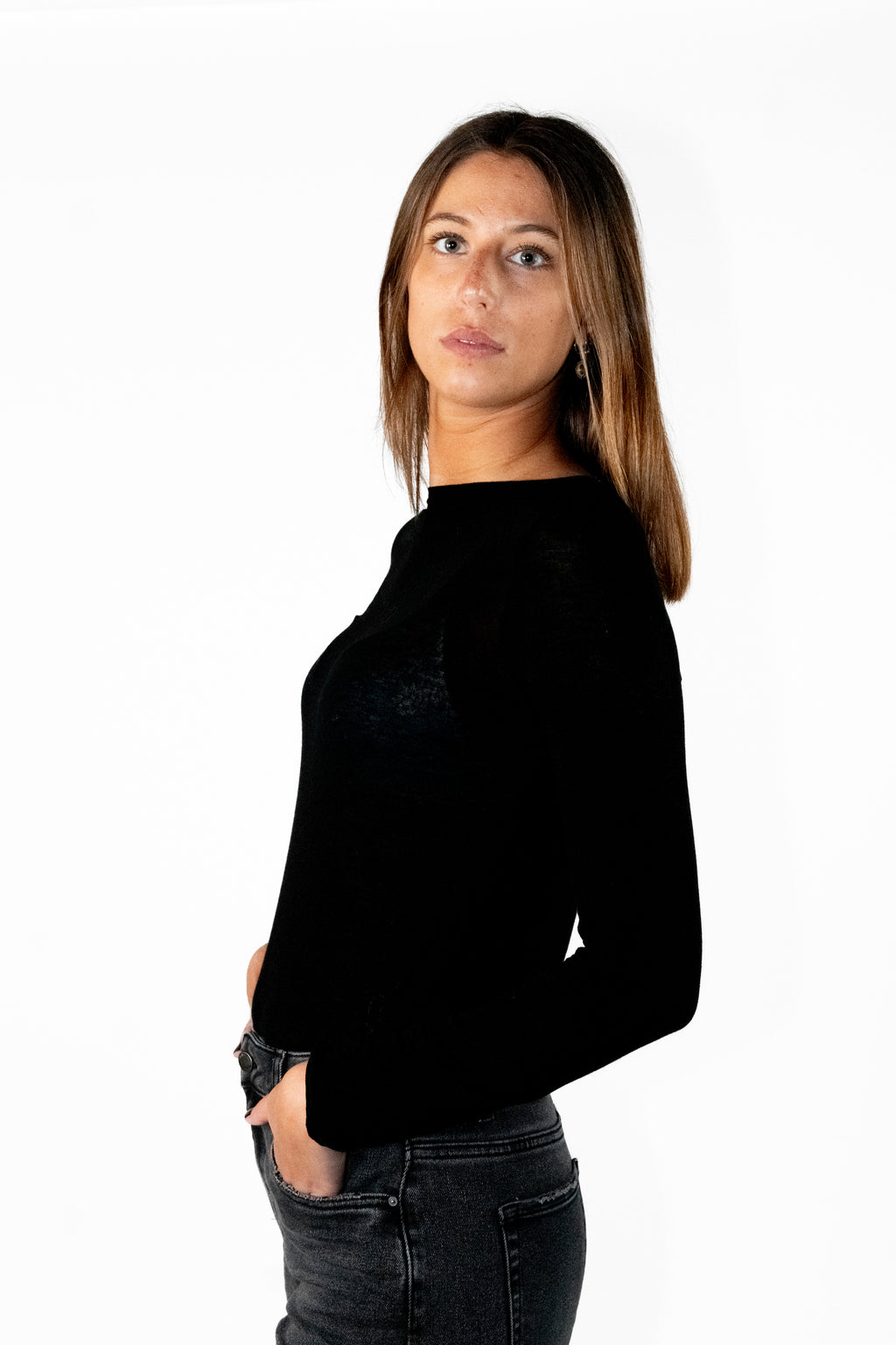 Sous-pull, seconde peau cachemire mélangé