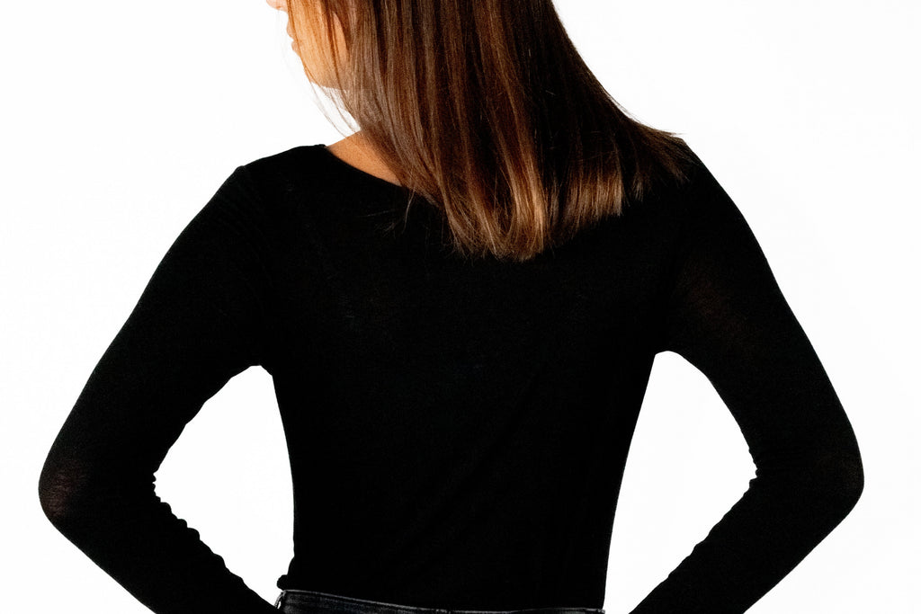 Sous-pull, seconde peau cachemire mélangé