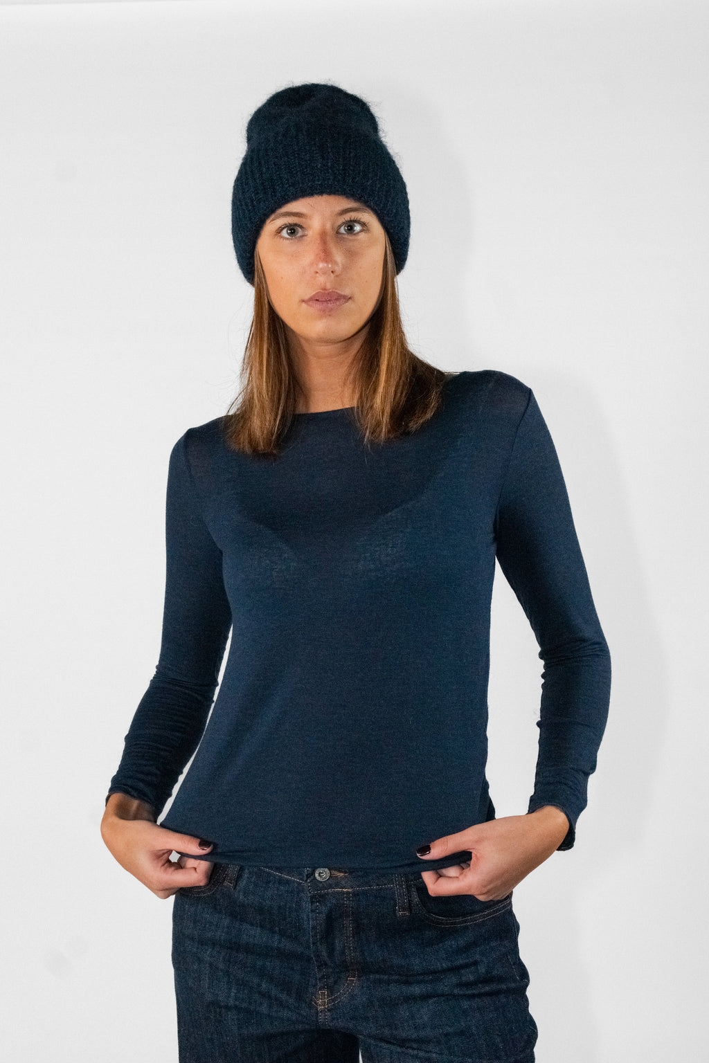 Sous-pull, seconde peau cachemire mélangé