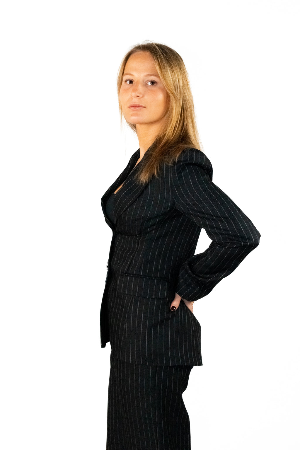 Blazer noir Ariane de la marque Akho