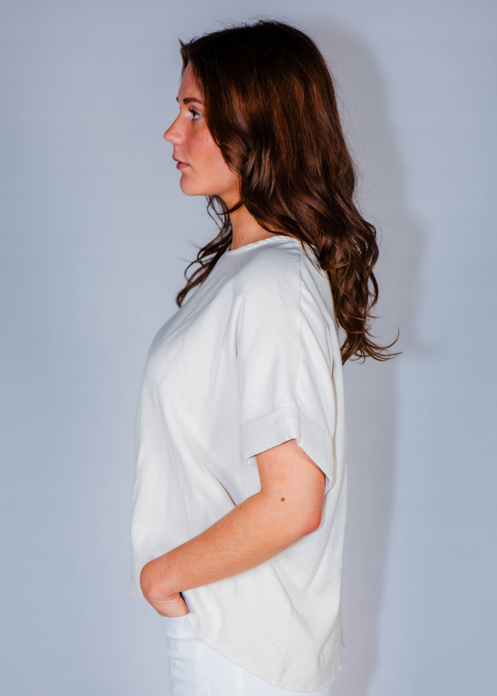 Blouse boutonnée dans le dos