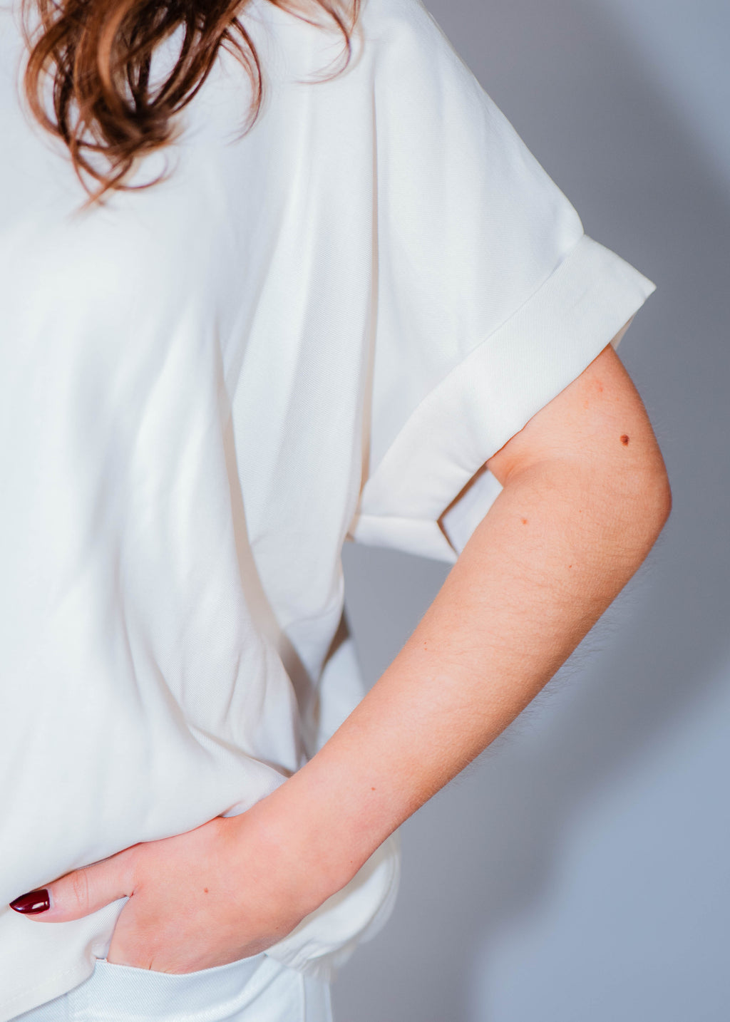 Blouse boutonnée dans le dos