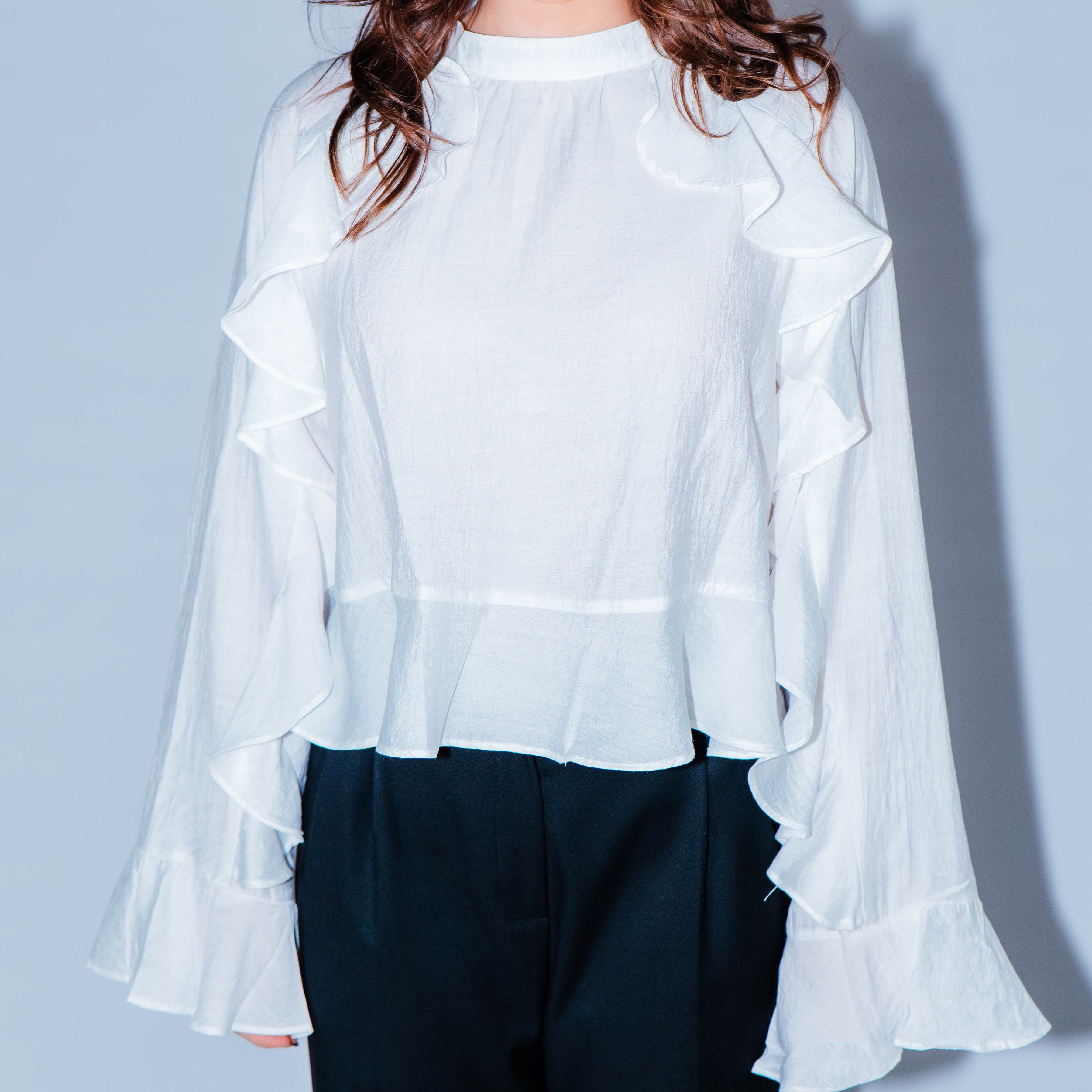 Blouse à volants Laura laval Paris