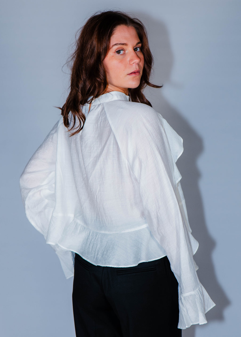 Blouse à volants Laura laval Paris
