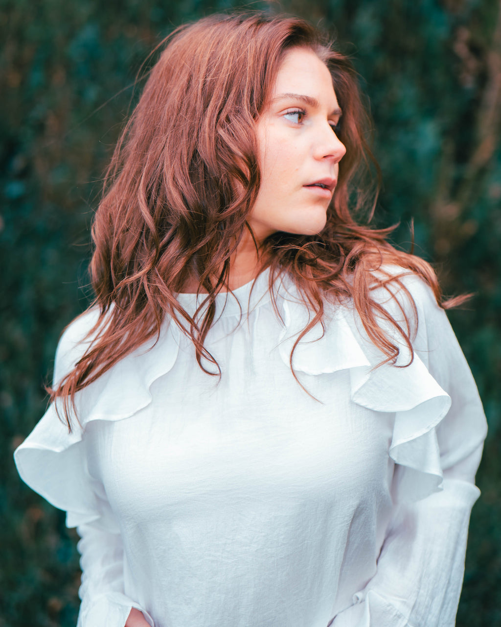 Blouse à volants Laura laval Paris